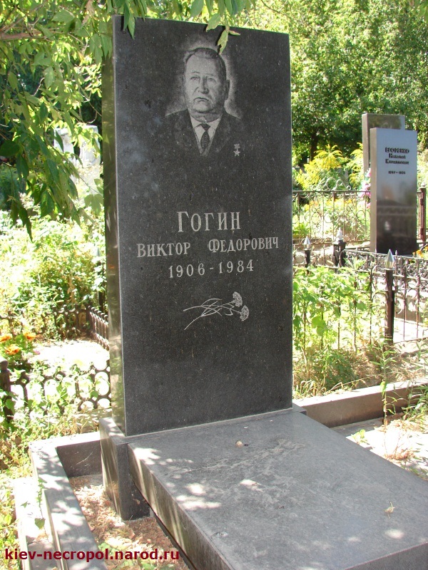 Гогин Виктор Фёдорович. Байковое кладбище