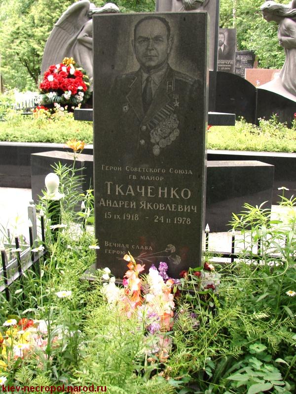 Ткаченко Андрей Яковлевич. Совское кладбище