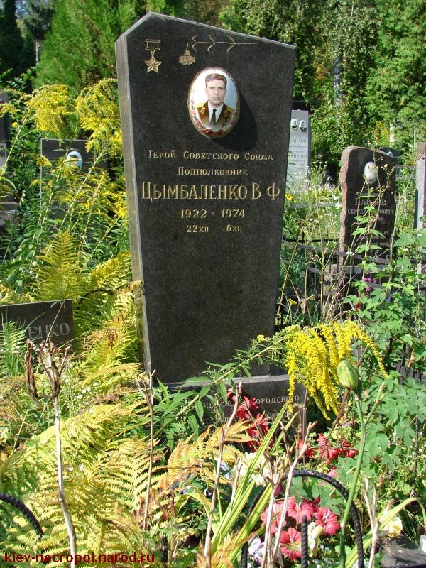 Цымбаленко Василий Фёдорович. Байковое кладбище