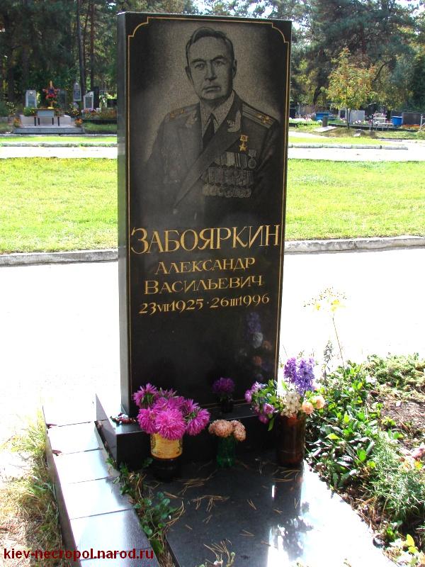 Забояркин Александр Васильевич. Лесное кладбище